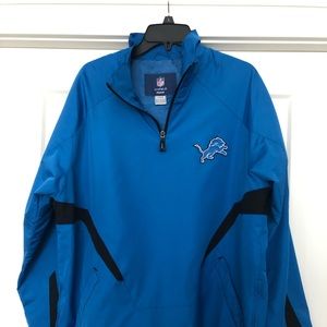 Detroit Lions Mens Windbreaker